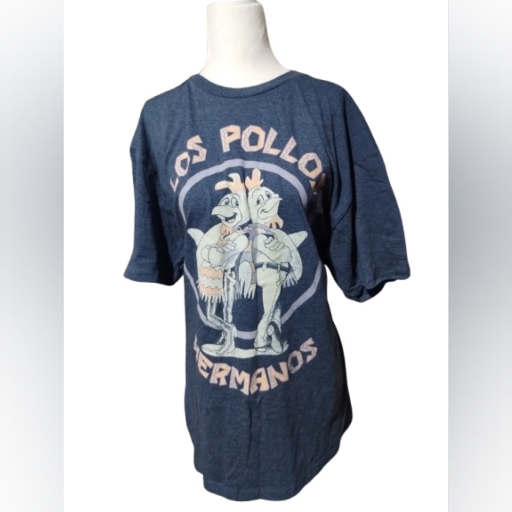 NWT Los Pollos Hermanos Breaking Bad, Blue T-Shirt, XL